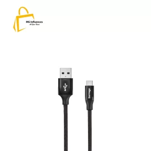 Borrego Speed Data USB Cable 2.4A Fast Charging & Data Cable 120 CM C-Type for Android Phones-1