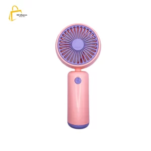 Yase Simple Handheld Fan Pink and Purple-1