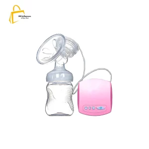 Electric Breast Pump With Feeding Bottle and 100% BPA Free with Medical grade Material-1