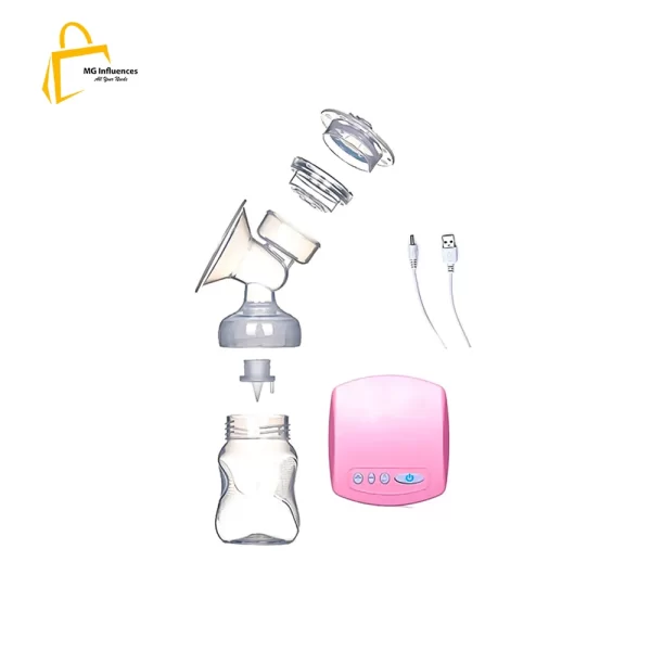 Electric Breast Pump With Feeding Bottle and 100% BPA Free with Medical grade Material-2