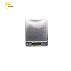 Electronic Mini Kitchen Weighing Scale 15x15.9x4.1 CM, Silver-1