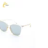 Women's Fashion Oversized Sunglasses, Crytal Yellow and Grey-4