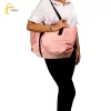 Women's Fashion Faux Leather Strap Bag, Pink-2