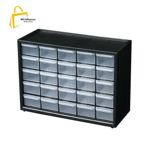 Cabinet Drawer Box, 25 Drawer for Small Parts Organizer Unit-1