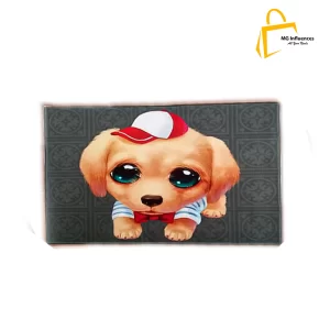 Cute Dog Absorbent Non-Slip Door Mat, Multicolor-1
