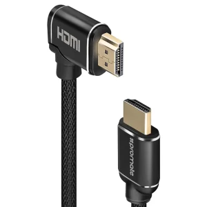 HDMI Cable With High-Speed And 90 Degree Right-Angle 4K Quality, Black-1