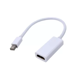 Thunderbolt Mini Displayport DP to HDMI Adapter For Apple MacBook Pro Air and iMAC, White-1