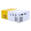 Portable Hvga 400 LuMen's Led Projector - Model YG300 for Home Theater Video, White And Yellow-3