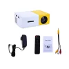 Portable Hvga 400 LuMen's Led Projector - Model YG300 for Home Theater Video, White And Yellow-6