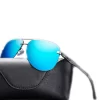 Men's Fashion Polarized Aviator Sunglasses with UV400-3