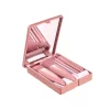 5PCS Soft Fluffy Makeup Brush Set for Cosmetic Powder, Eye Shadow, Foundation, Blush, Blending, Pink-1