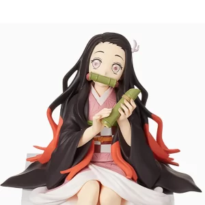 collectible figurines - anime figures - tanjirou eating rice figure