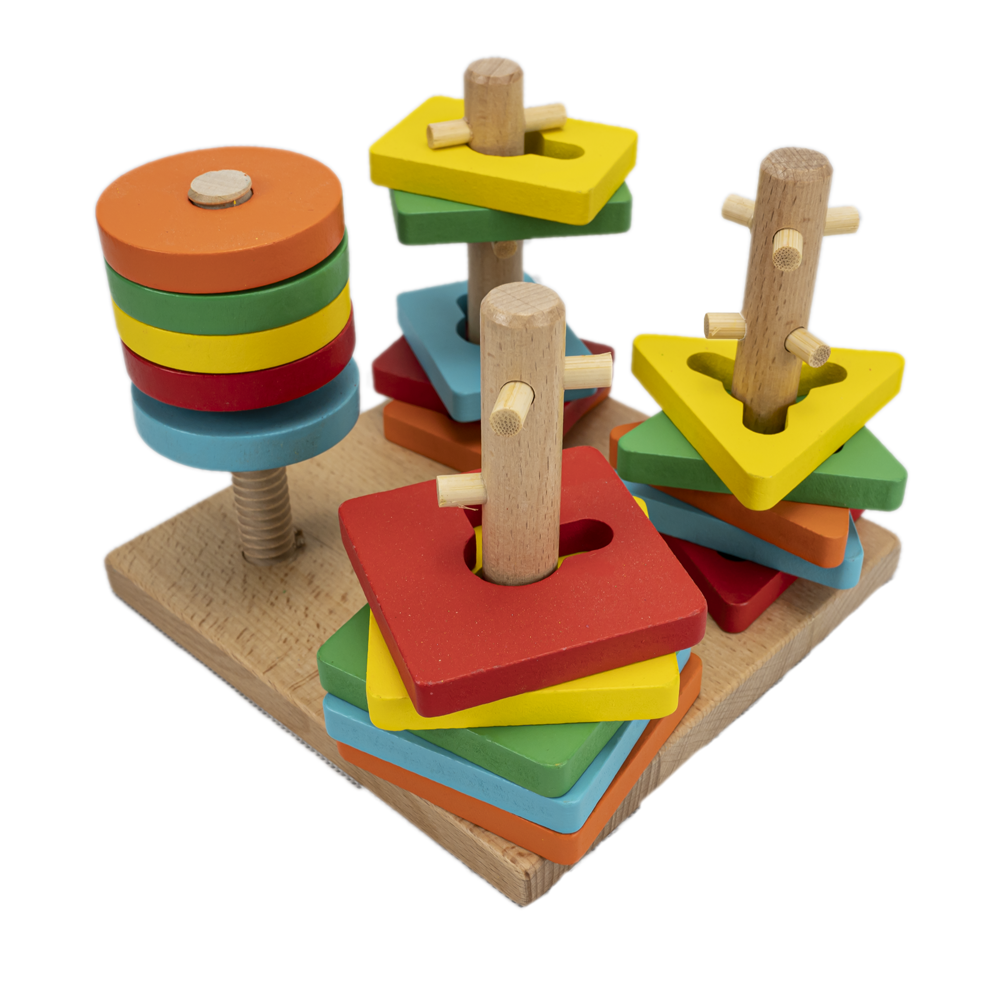 Early education toys - Geometric shape wooden toys for kids
