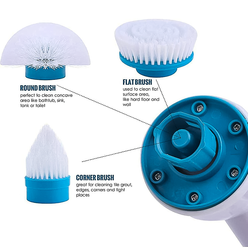 Hurricane Spin Scrubber The Reach Anywhere Cordless Electric Scrubber