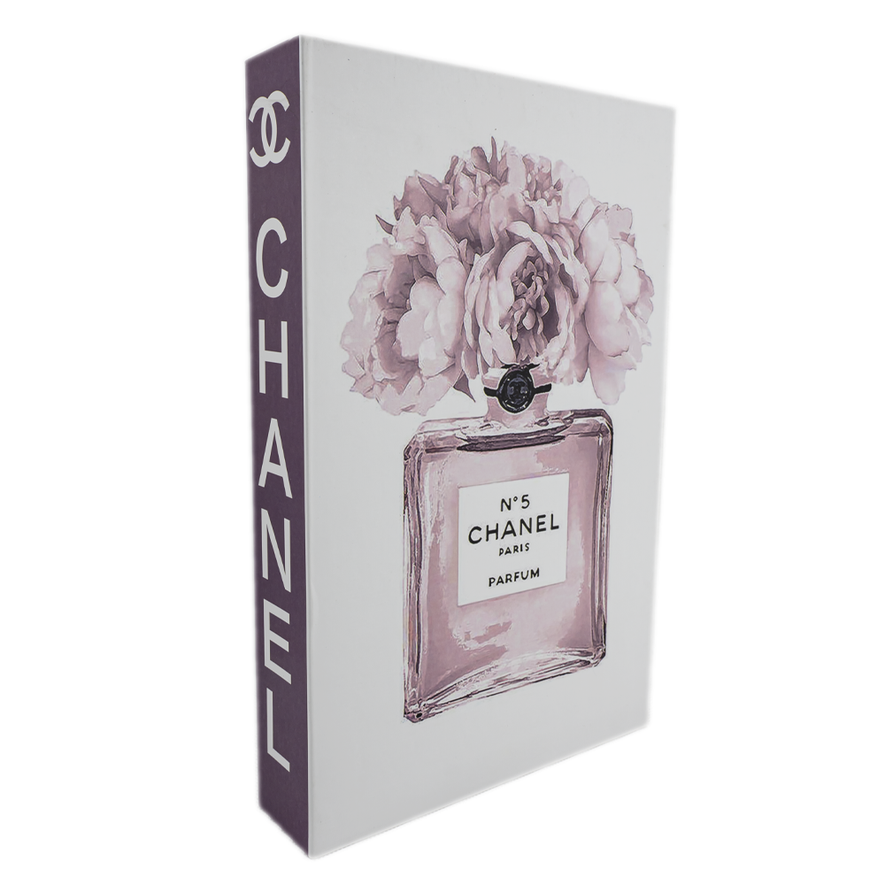 Inspired by chanel - paris parfum chanel book for decorative display