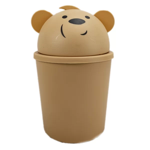 mini dustbin - brown dustbin