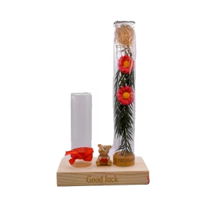 artificial red flower - tube flowers