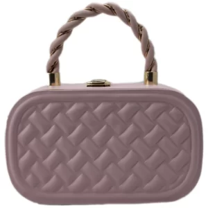 Ladies Bags - Stylish pink mini crossbody bag