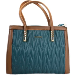 Ladies Purses & Handbags - blue quilted handbag