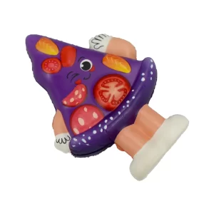multicolor, anti stress squishy pizza for kids & adults