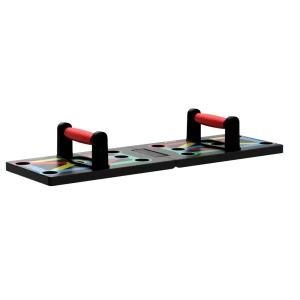 color-coded push up board for strength training exercises