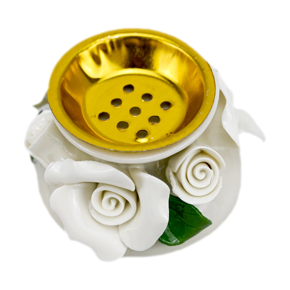 porcelain made flower bouquet incense holder